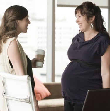 Share the Mother-Friendly business benefits with your boss or HR person.